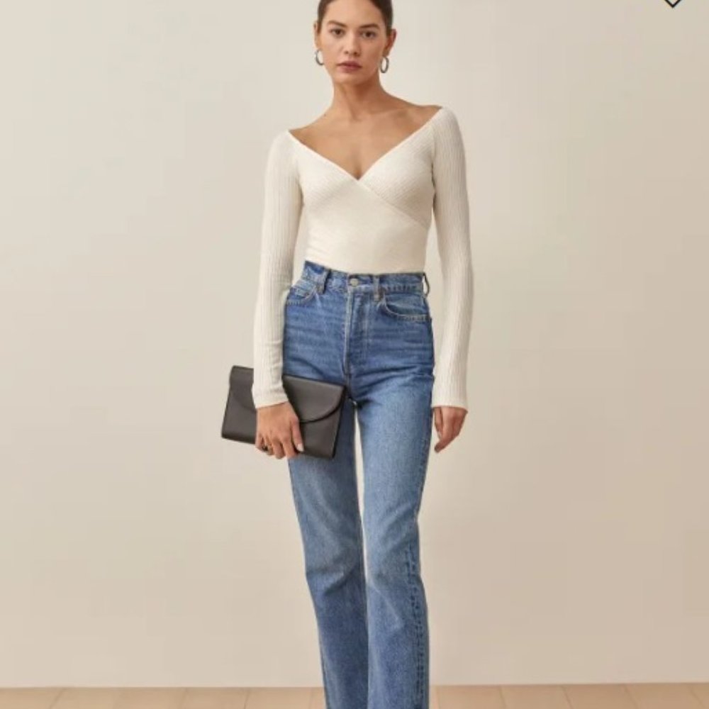 Reformation Minnie Knit Top